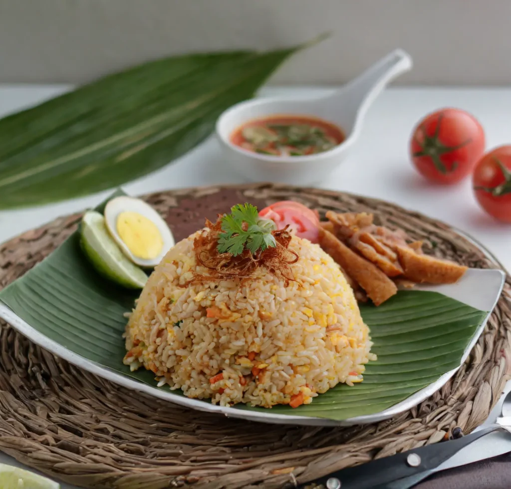 This is the first image of article on nasi goreng